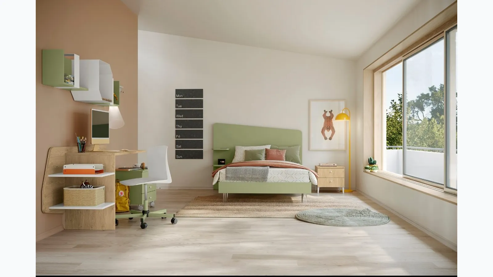 Volo Kid C012 bedroom by Colombini Casa.