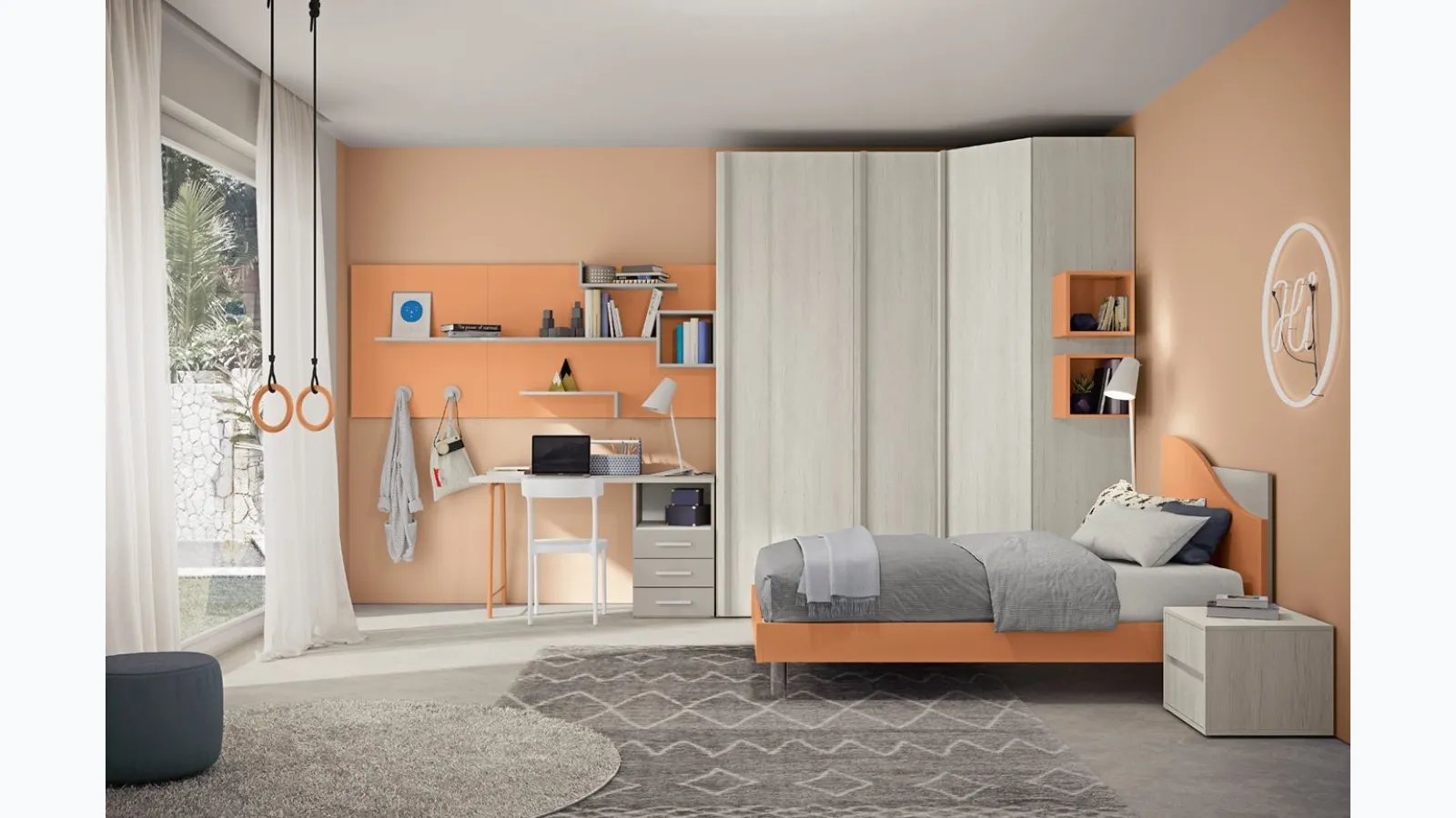 Volo Kid C014 bedroom by Colombini Casa.