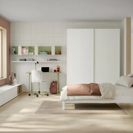 Flight-themed kids' bedroom C011 by Colombini Casa.
