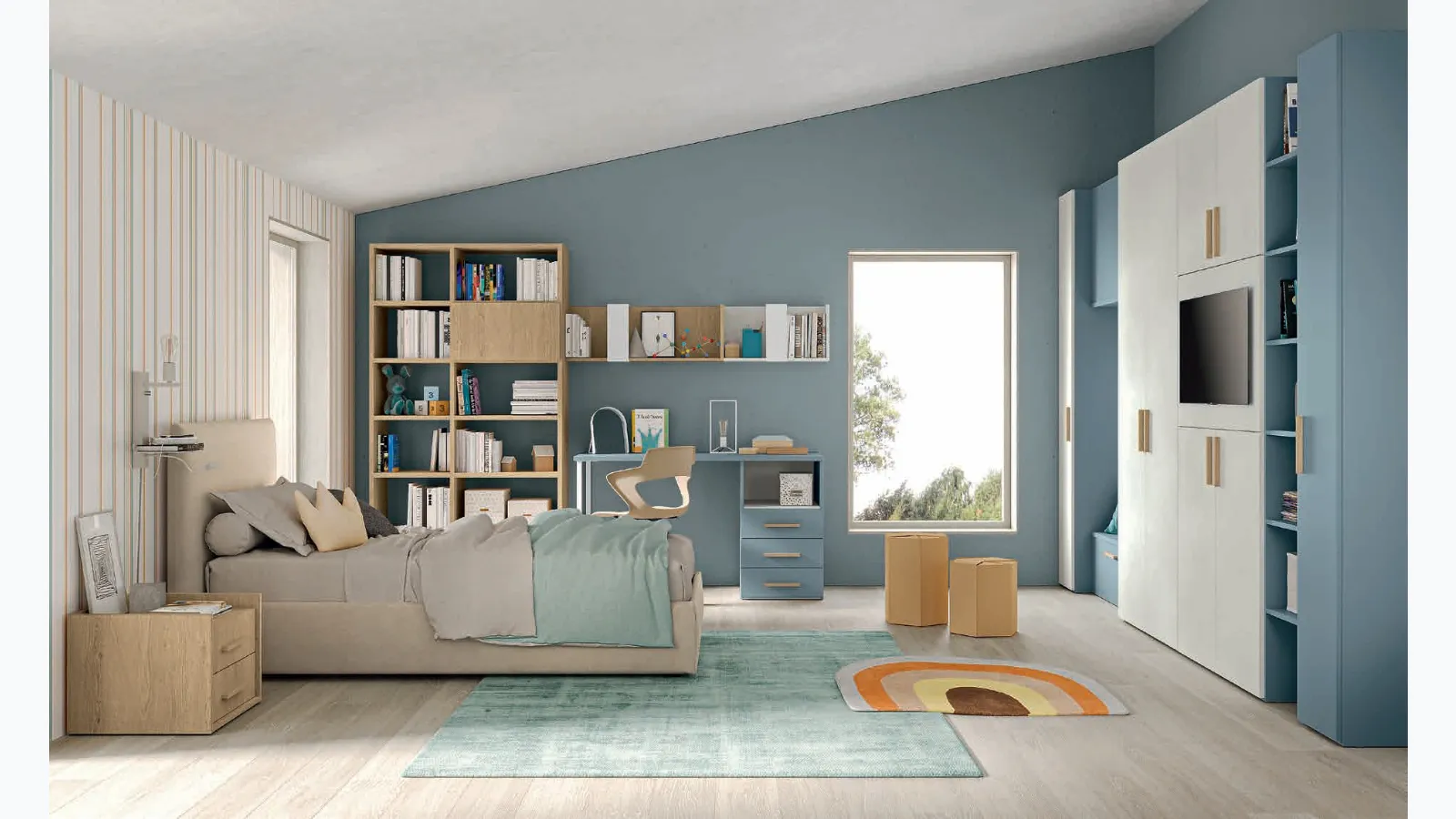 Volo Kid C018 bedroom by Colombini Casa