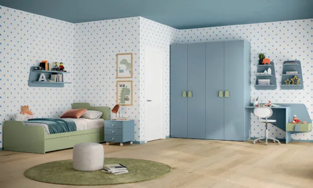 Volo Kid C019 children's bedroom by Colombini Casa.