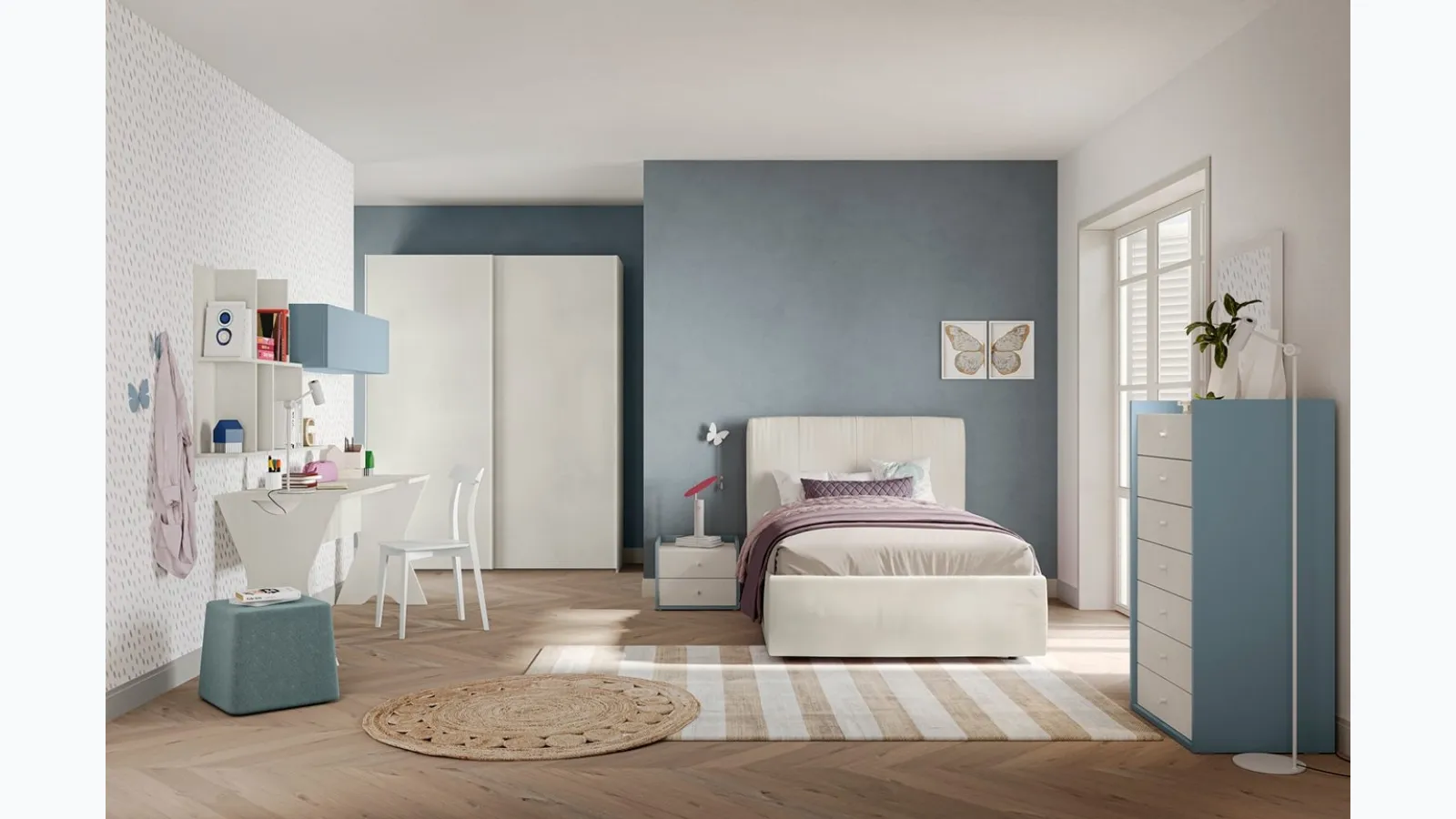 Volo Kid C021 bedroom by Colombini Casa.