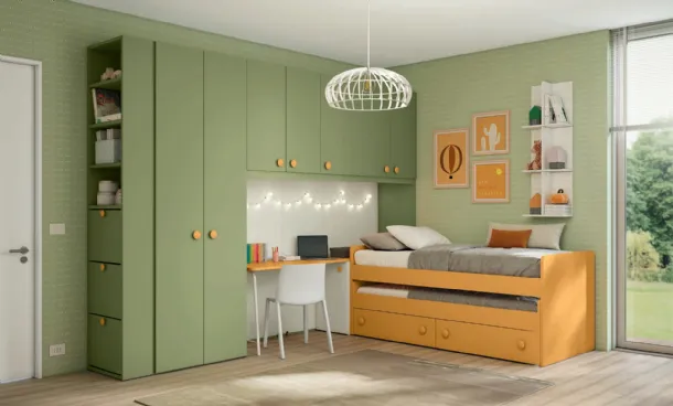 Volo Kid C024 bedroom by Colombini Casa.