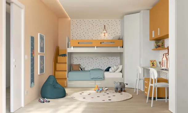 Volo Kid C031 children's bedroom by Colombini Casa.