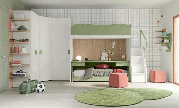 Volo Kid C033 bedroom by Colombini Casa.