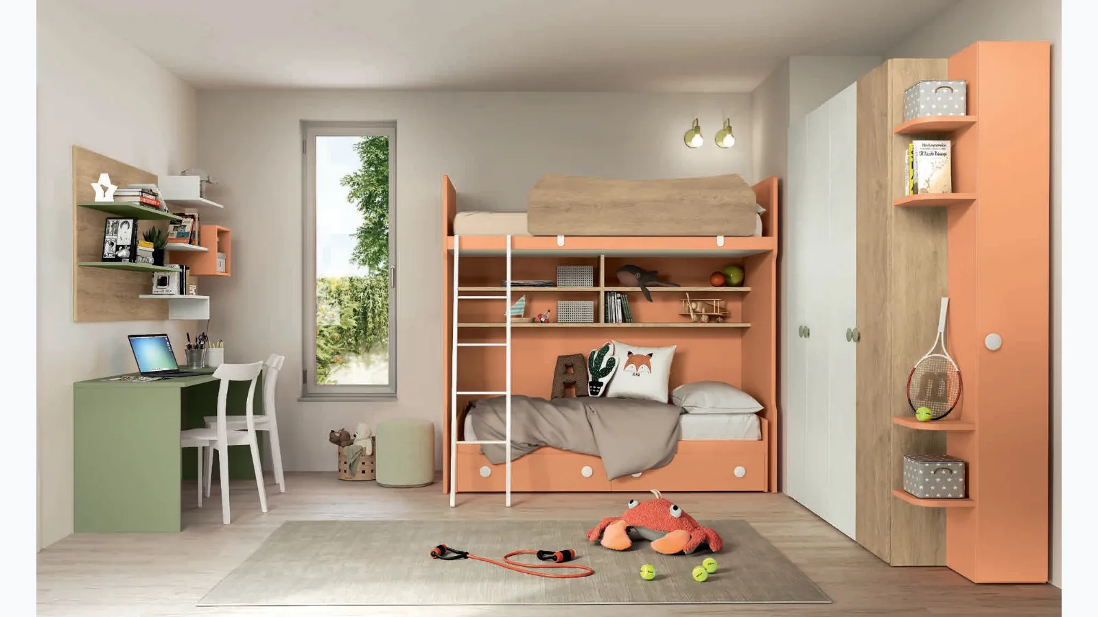 Bedroom Volo Kid C035 by Colombini Casa