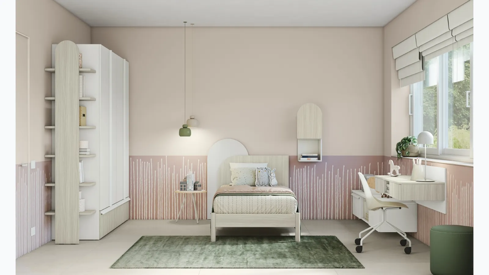 Volo Kids A001 bedroom by Colombini Casa.