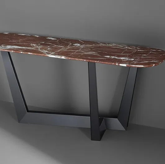 Mobile entrance Art Console in Bonaldo marble