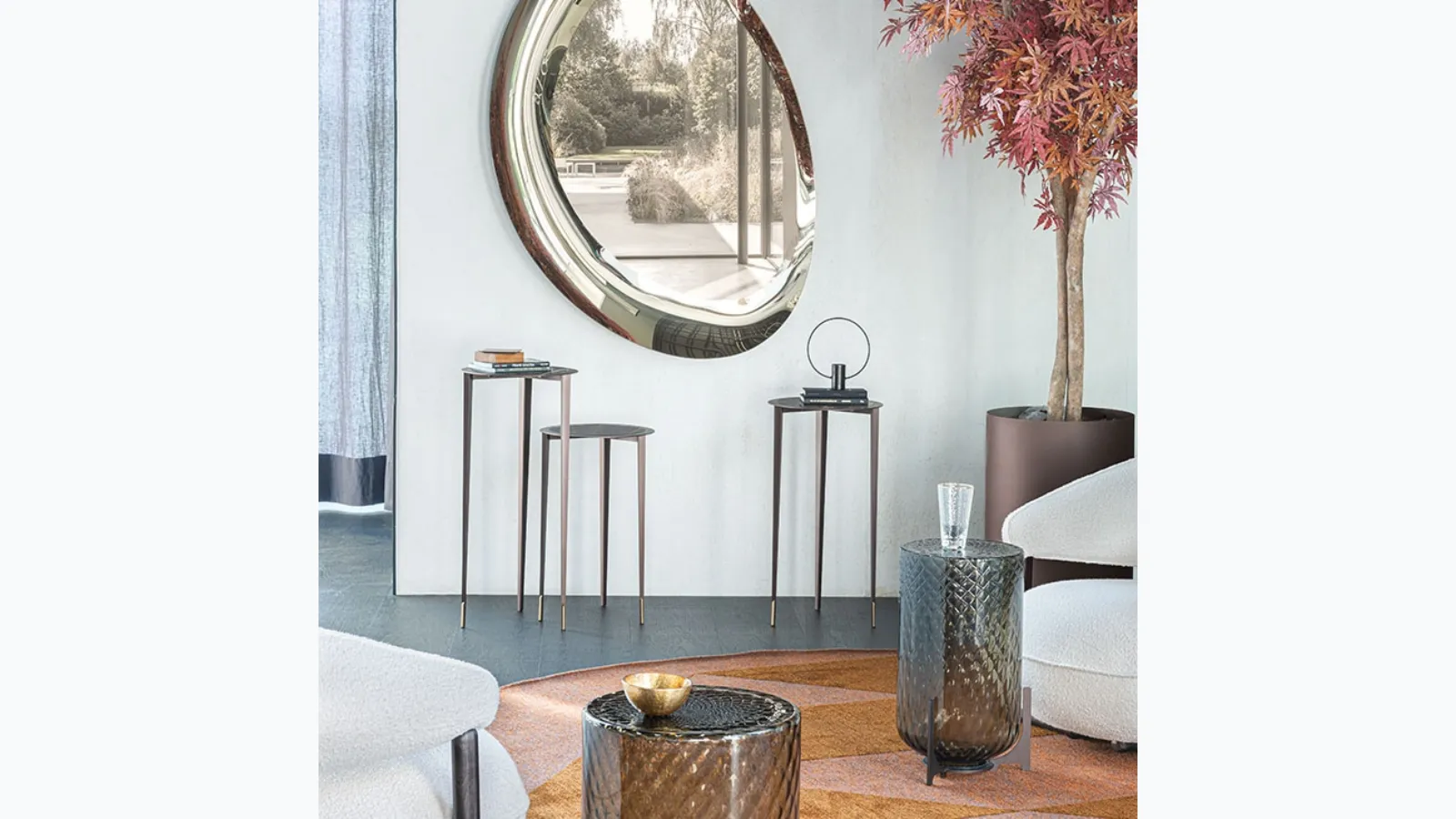 Brio Keramic modern multi-level console by Cattelan Italia