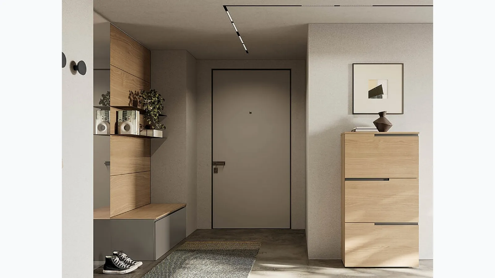 Mobile entrance Gola Up composition 1 by Birex