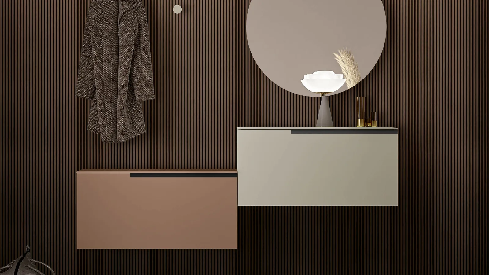 Mobile shoe rack Gola Up Horizontal by Birex.