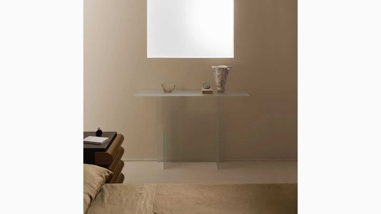 Mobile entrance Kazimir Console by Glas Italia