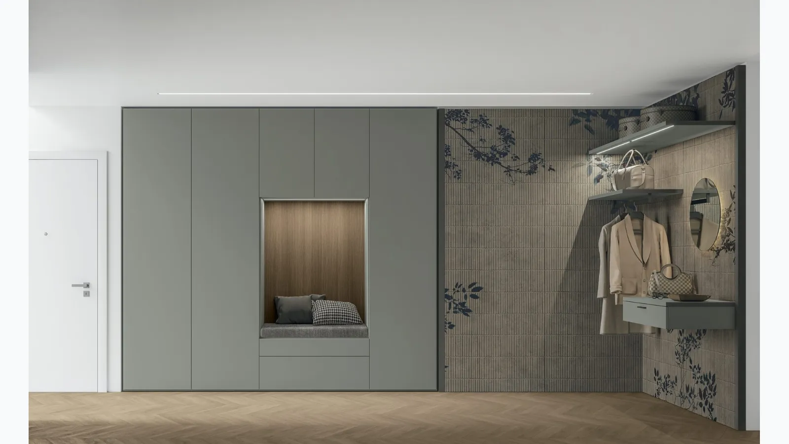 Mobile entrance Logic Plus UNIT 05 by Tomasella