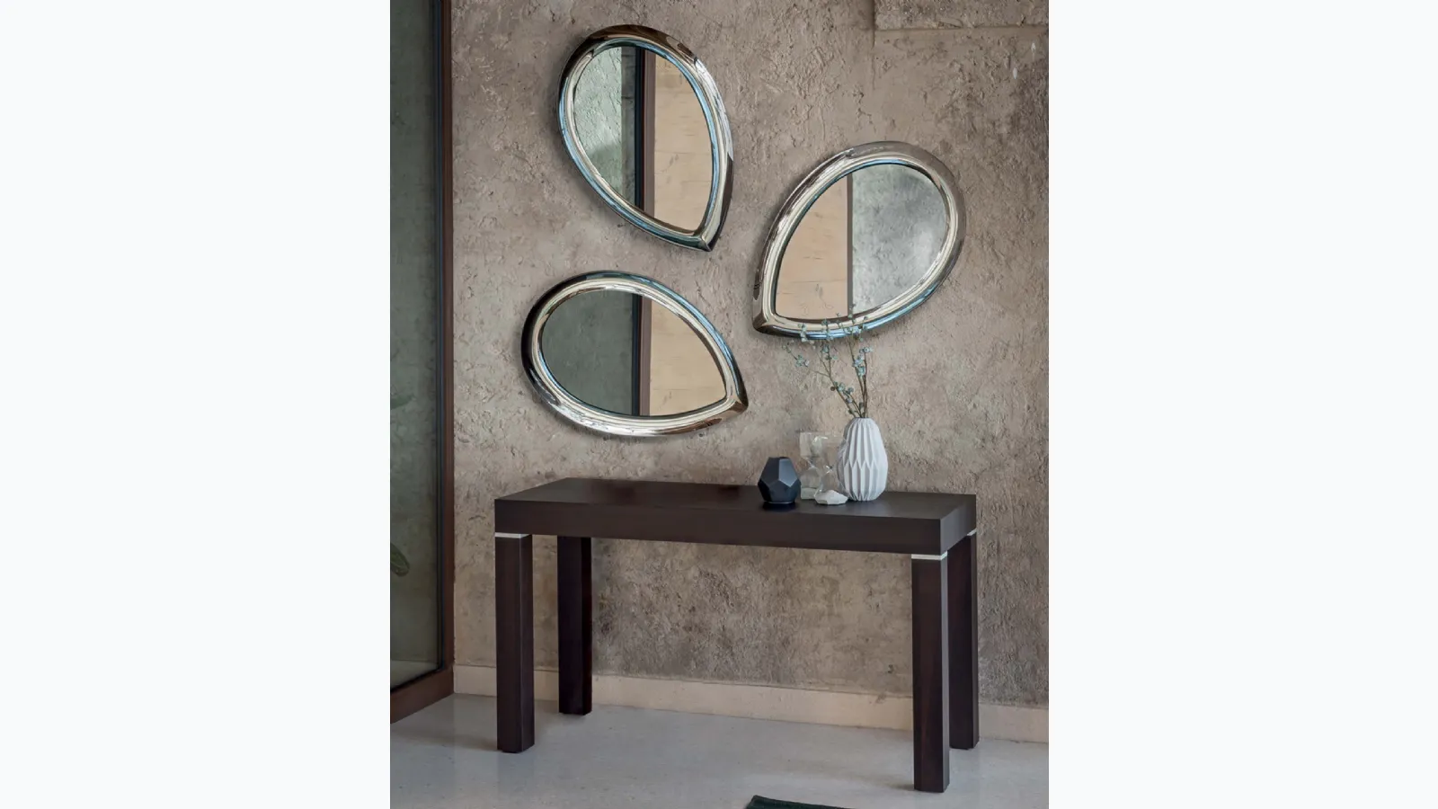 Mobile entrance PQR wooden console by Riflessi.