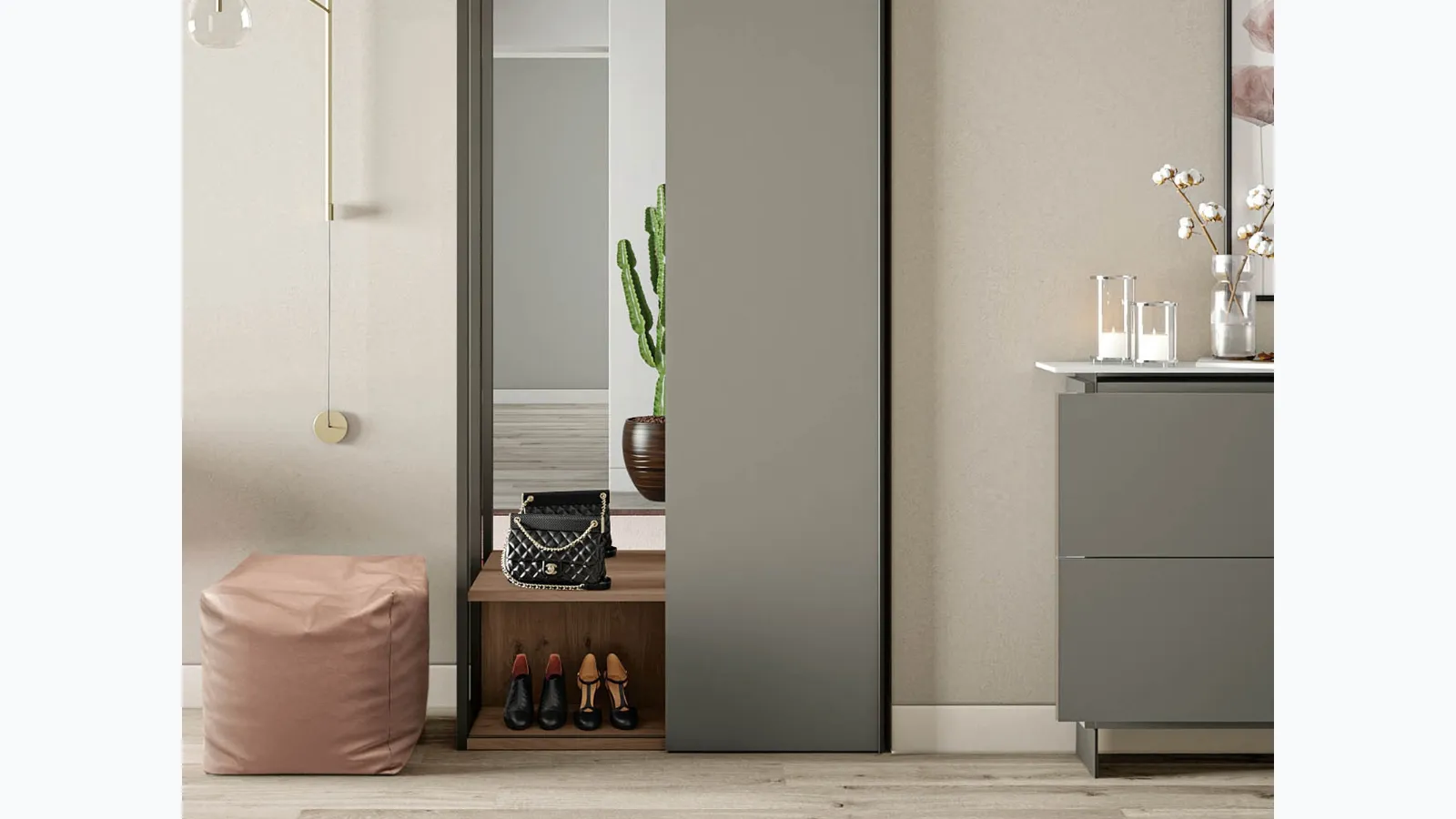 Mobile entrance Skap composition 1 by Birex