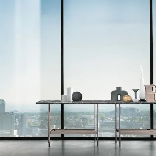 Entrance mobile Waves with marble top by Fiam.