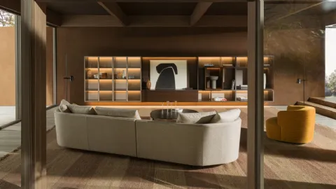 Suspended Wall Unit 505 UP SYSTEM by Molteni & C.