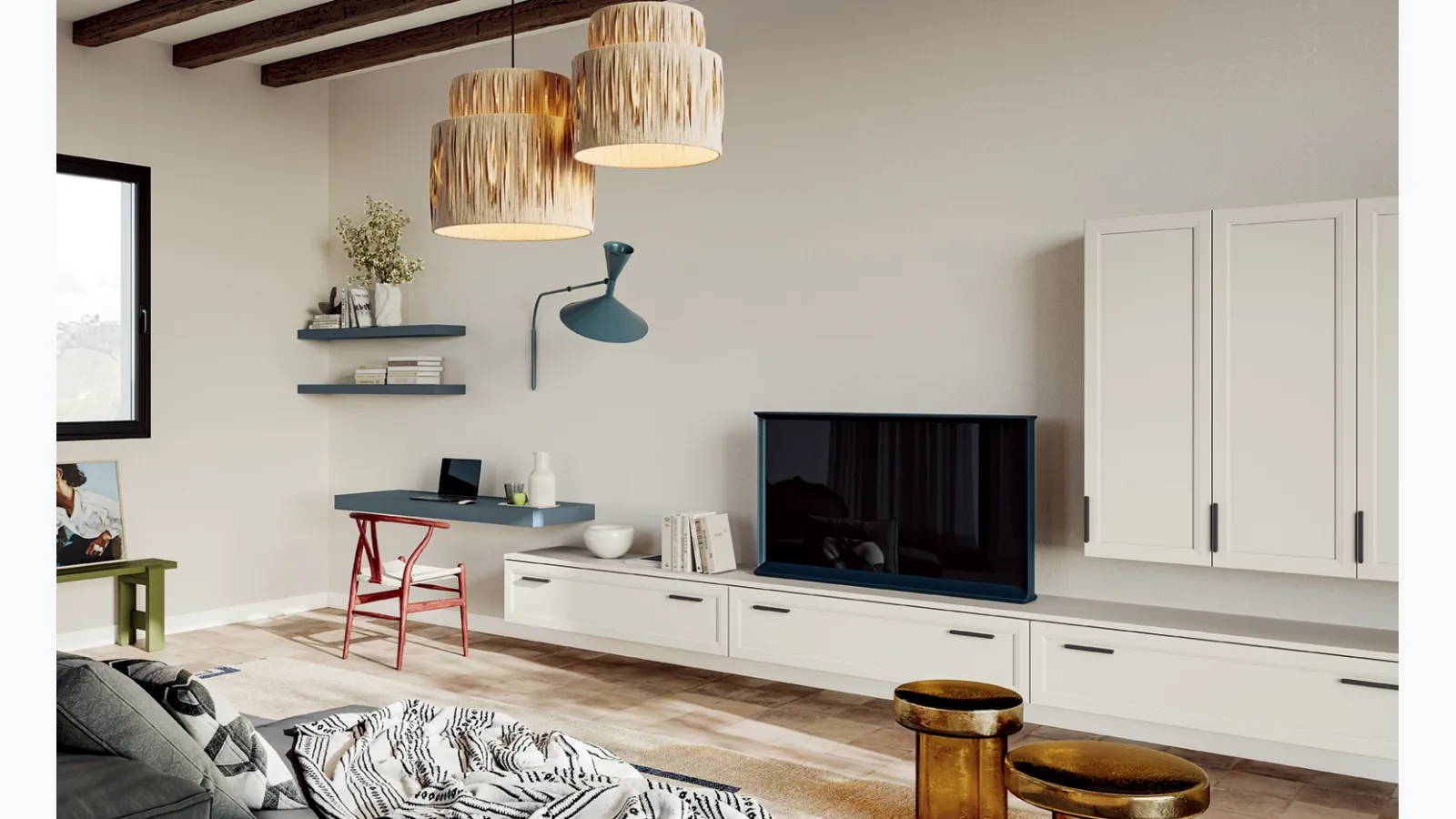 Arcadia AS002 Wall Unit by Colombini Casa