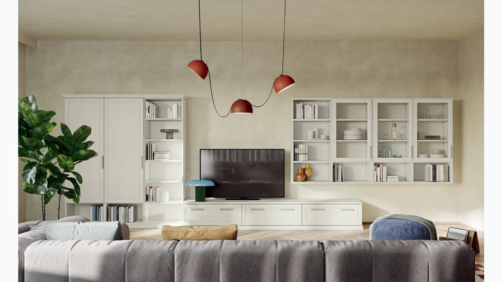 Arcadia AS003 wall unit by Colombini Casa.