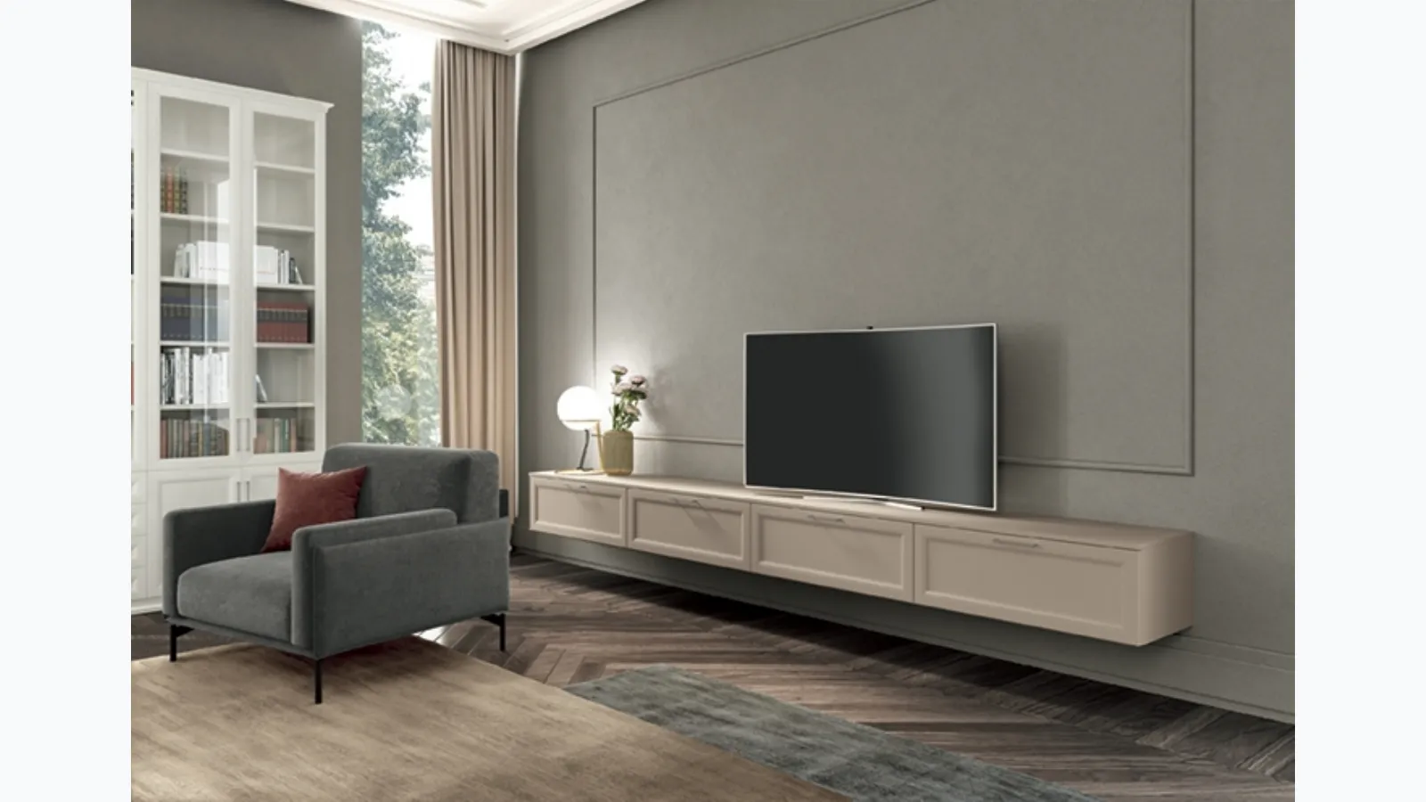 Entertainment Unit Arcadia AS006 by Colombini Casa