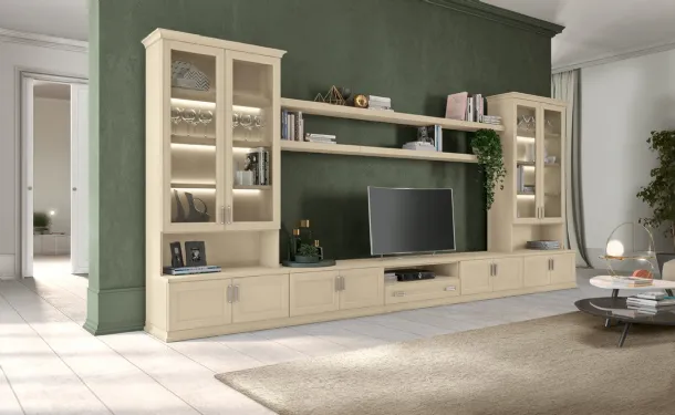 Wall unit Arcadia AS018 by Colombini Casa