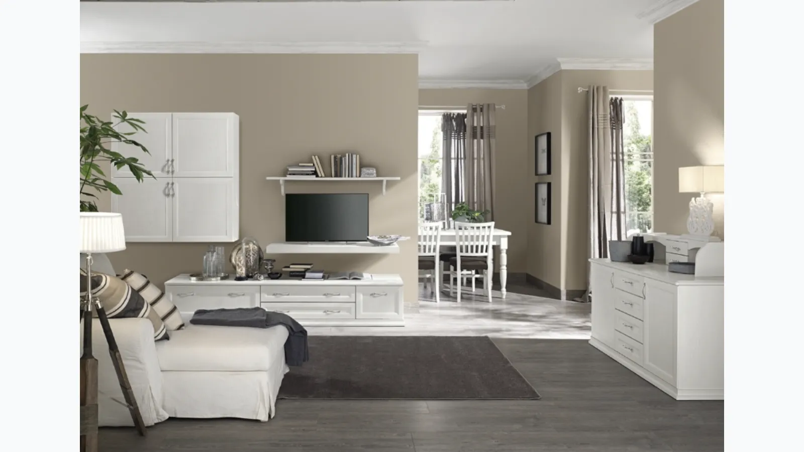 Arcadia AS021 wall system by Colombini Casa