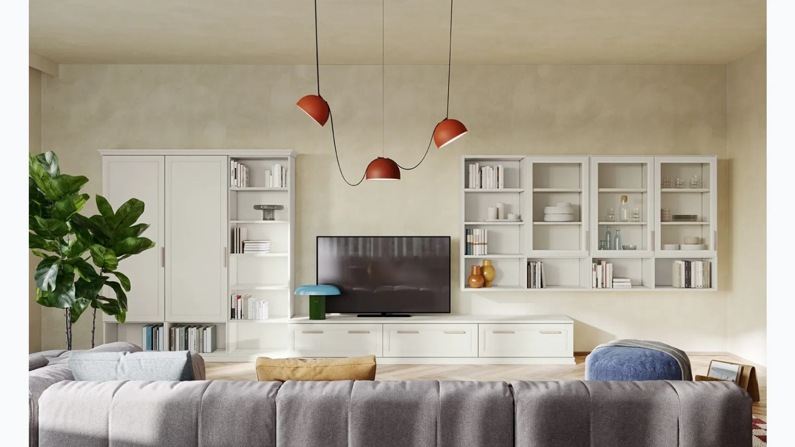Arcadia L003 Wall Unit by Colombini Casa