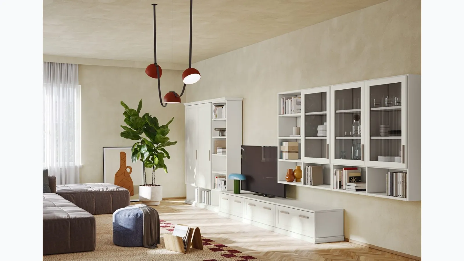 Arcadia L003 wall unit by Colombini Casa