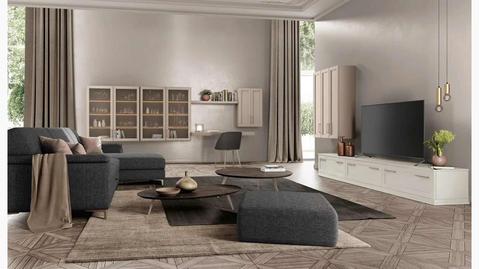 Arcadia L008 Wall Unit by Colombini Casa