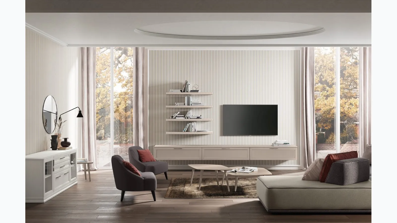 Arcadia L009 wall unit by Colombini Casa