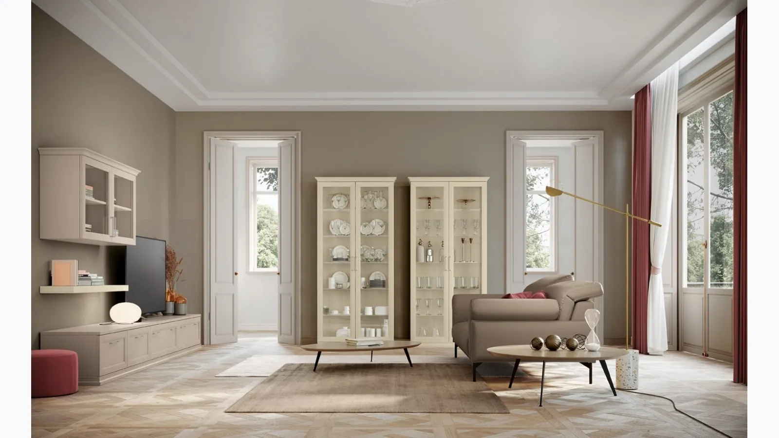 Arcadia L010 Wall Unit by Colombini Casa.