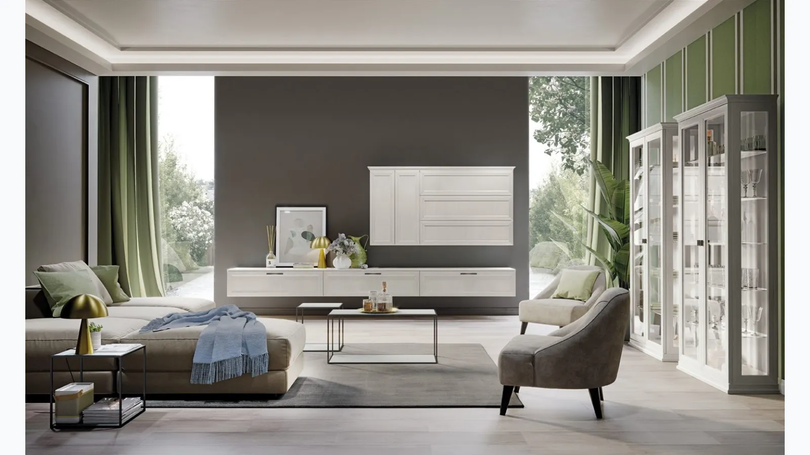 Wall unit Arcadia L013 by Colombini Casa