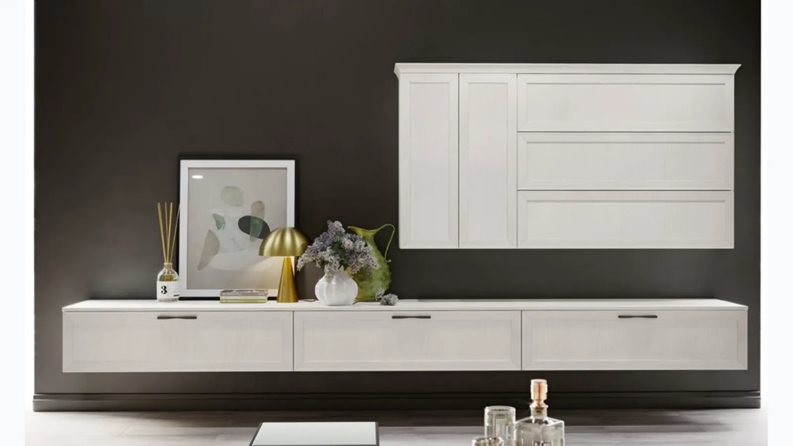 Arcadia L013 Wall Unit by Colombini Casa.