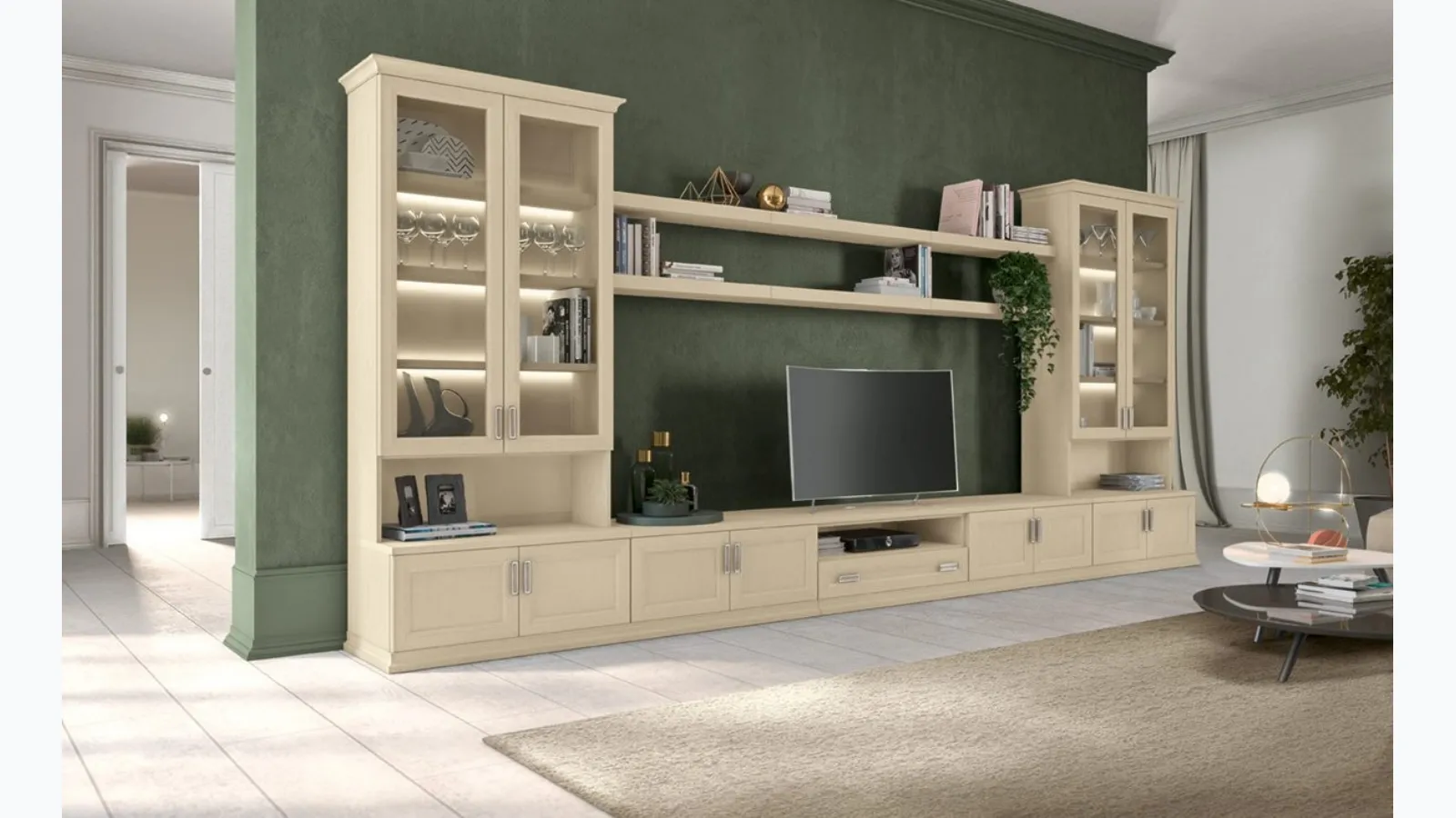 Arcadia L018 wall unit by Colombini Casa