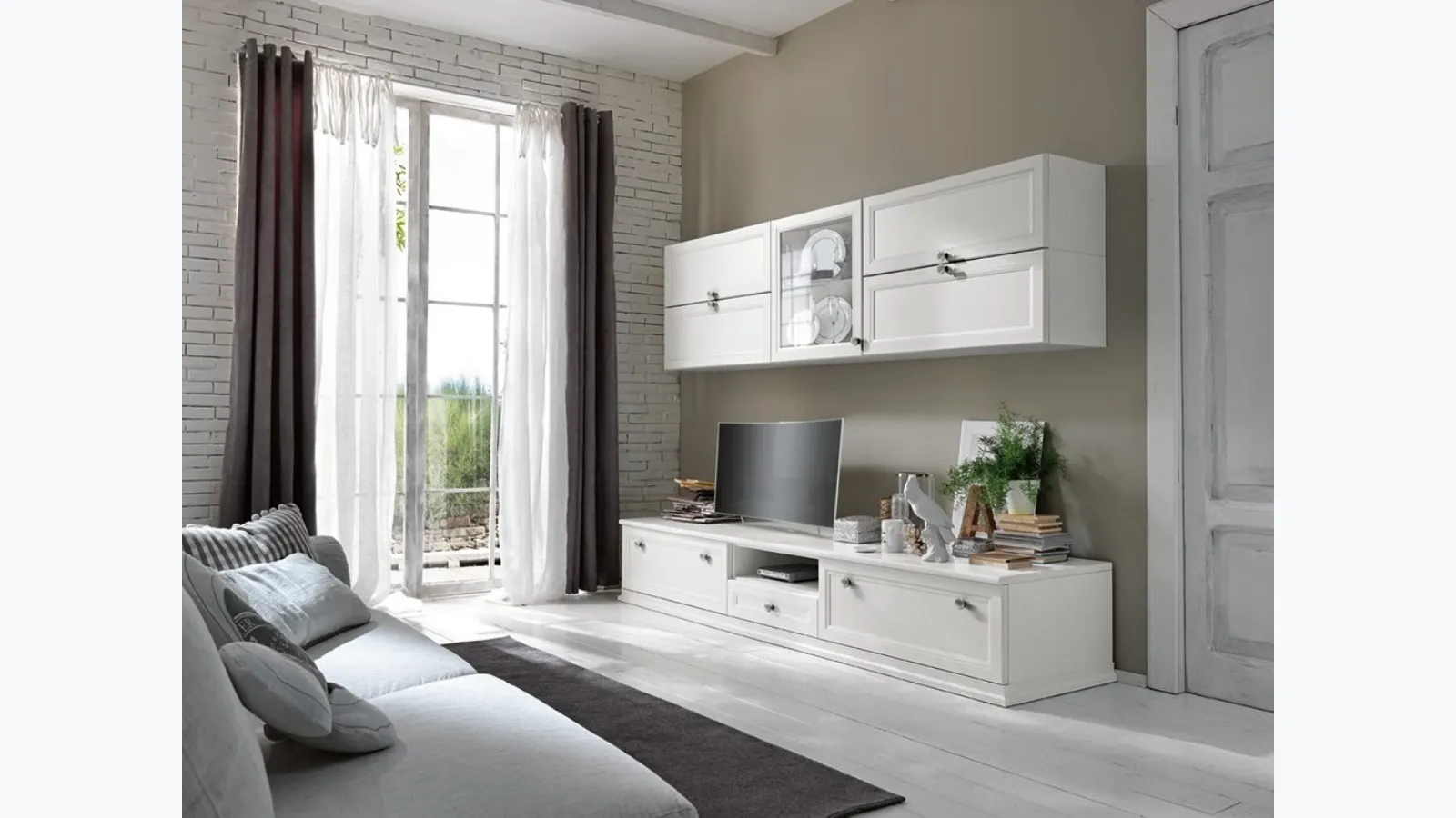 Wall unit Arcadia L023 by Colombini Casa.