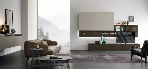 Atlas UNIT AT112 matte textured sand wall unit by Tomasella