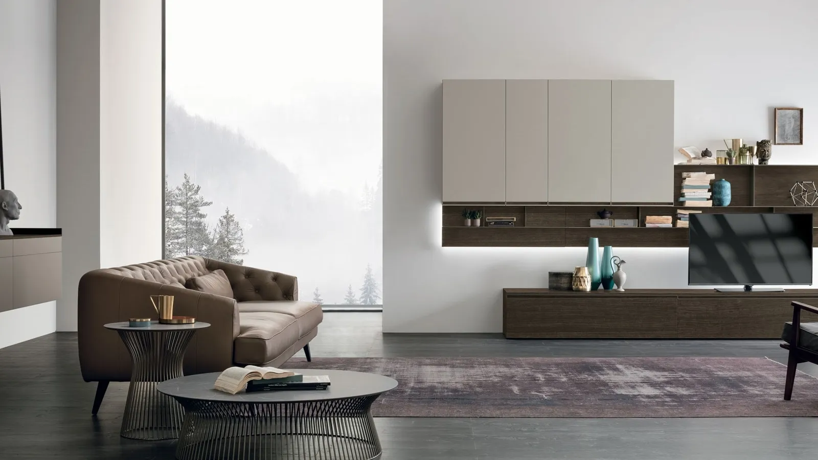 Atlas UNIT AT112 matte textured sand wall unit by Tomasella