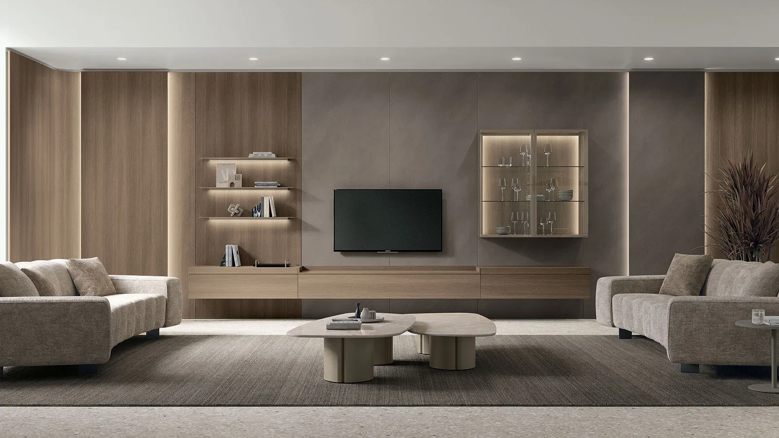 Wall unit Atlante UNIT AT144 by Tomasella