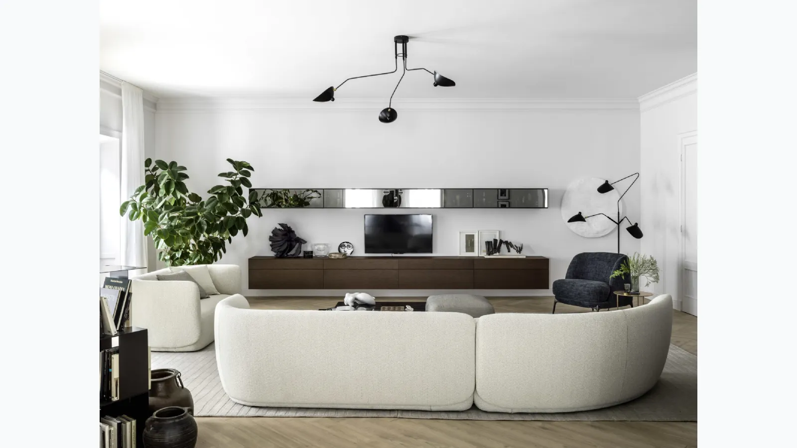 Box 18 Matte Lacquered Wall Unit by Novamobili