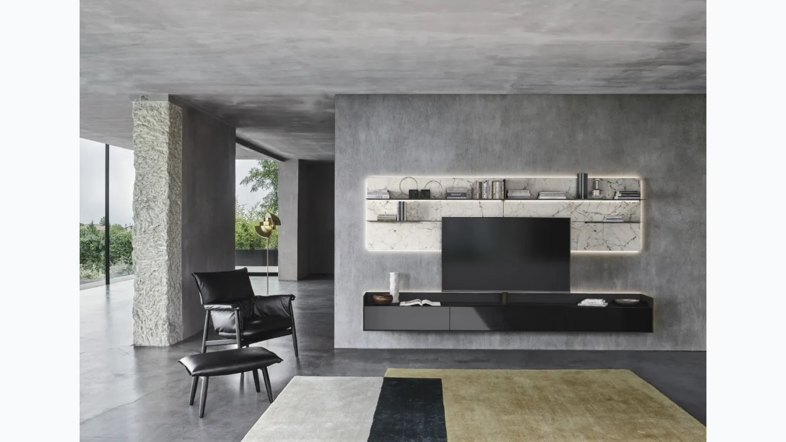 Wall Unit Cabaret One 01 by Sangiacomo