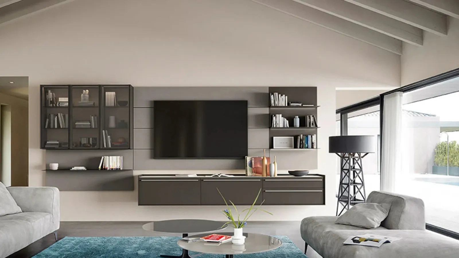 Cabaret One 02 wall unit by Sangiacomo.