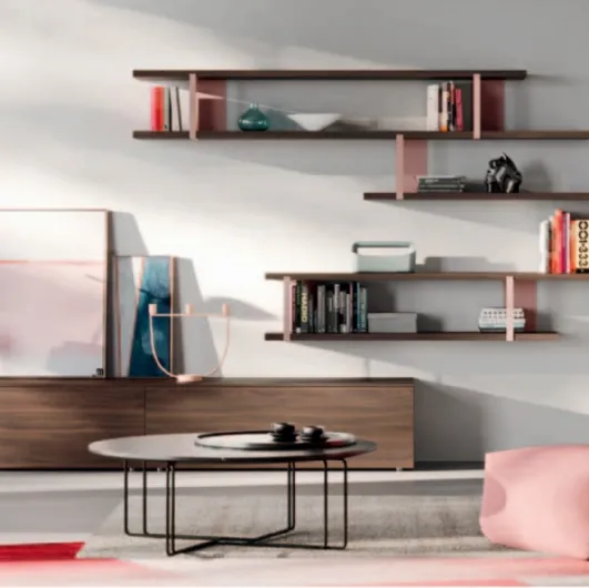 Wall unit with wall shelves Day 03 by Orme