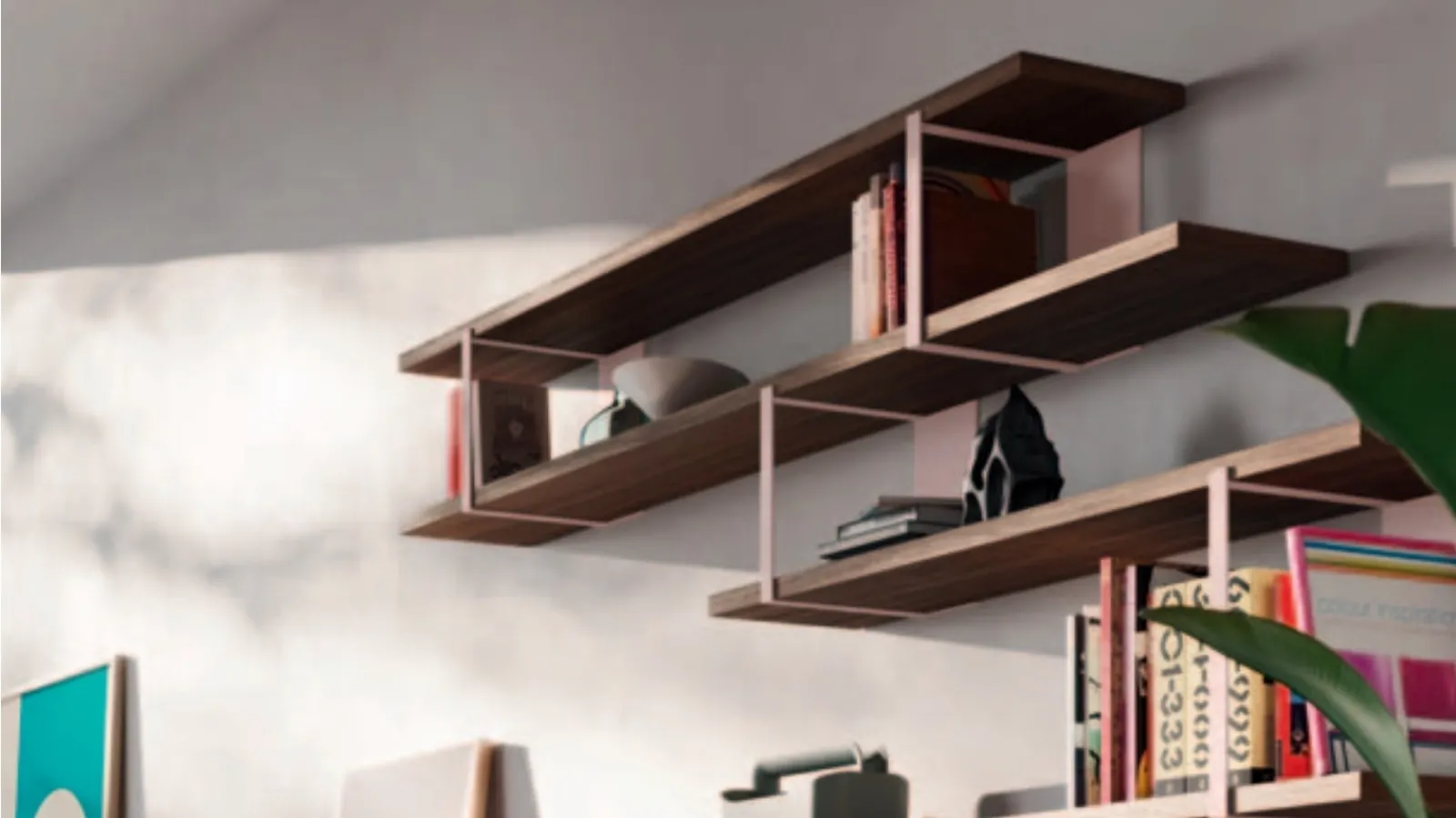 Wall unit with wall shelves Day 03 by Orme