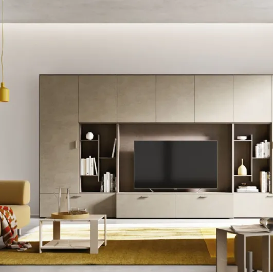 Day 30 wall unit in Bronze and Havana decor by Orme.