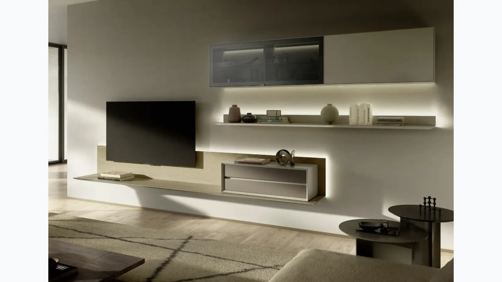 Domino 02 wall unit by Sangiacomo