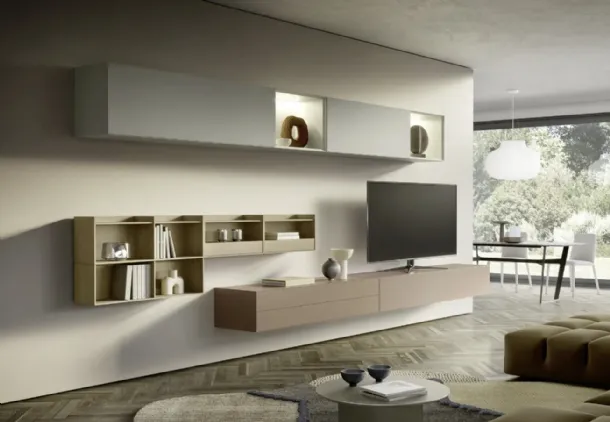 Wall unit Domino 03 by Sangiacomo