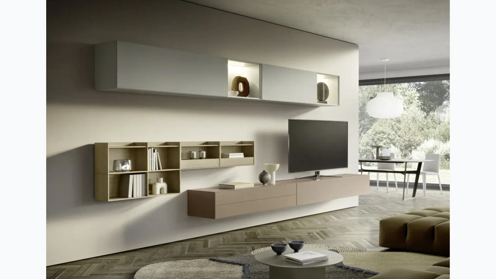 Wall unit Domino 03 by Sangiacomo