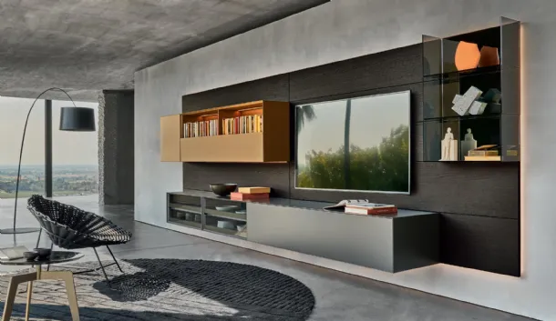 Domino 04 Wall Unit by Sangiacomo