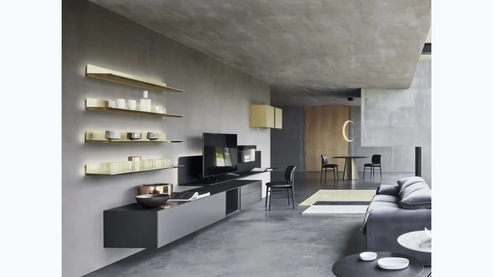 Wall unit Domino-06 by Sangiacomo