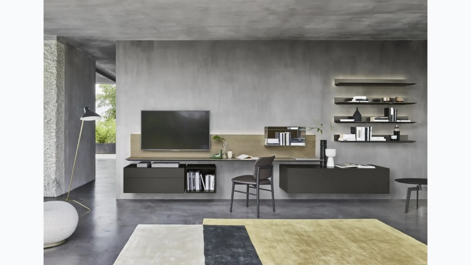 Wall Unit Domino-07 by Sangiacomo.